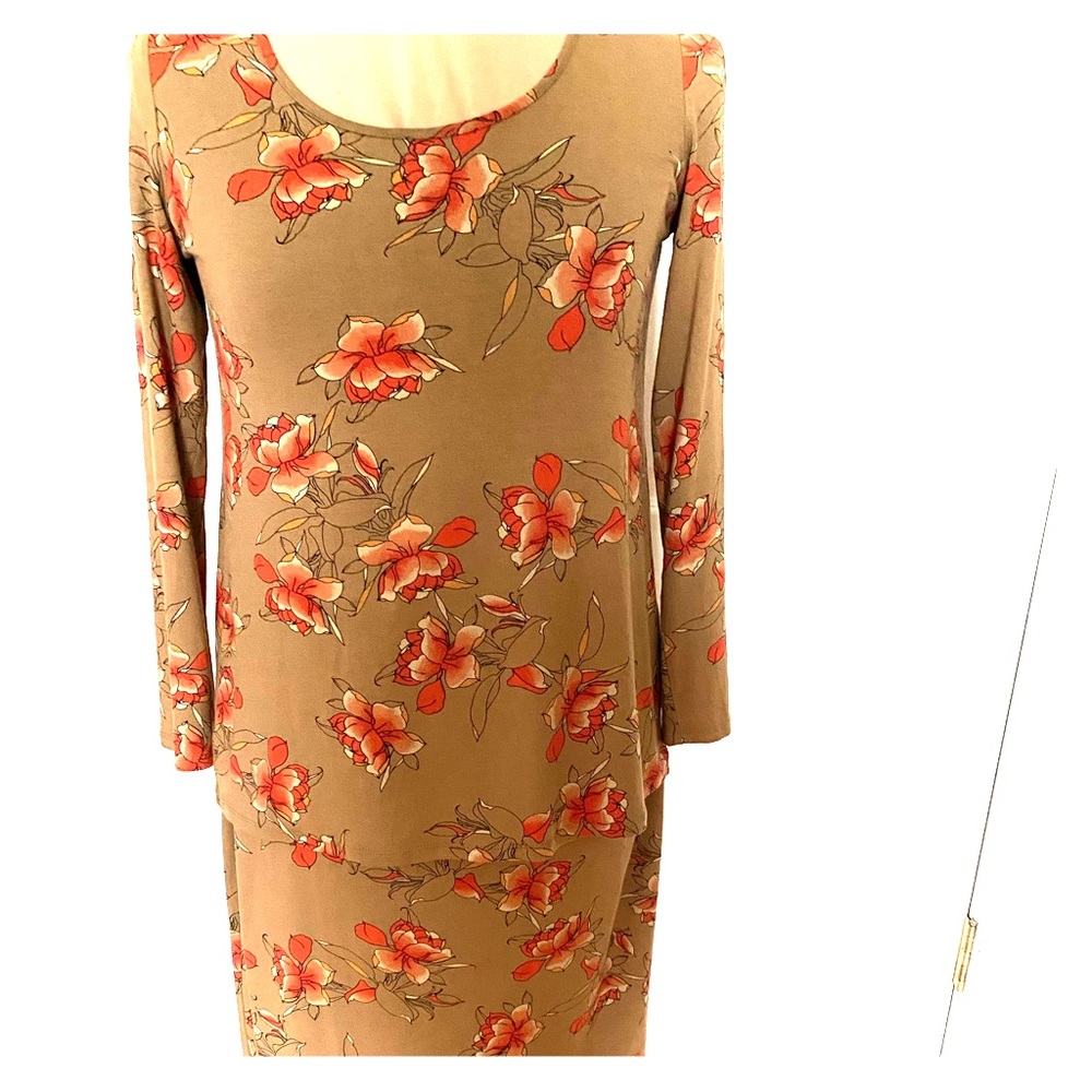 J.Jill floral print skirt set